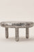The Crater - Set of 2 - Silver / Cast Aluminium / 64L X 64W X 45H Small, 80L X 80W X 40H Large In Cms - Indoor Furniture
