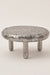 The Crater - Set of 2 - Silver / Cast Aluminium / 64L X 64W X 45H Small, 80L X 80W X 40H Large In Cms - Indoor Furniture
