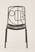 The Dreamer’s Chair - Matte Black / Mild Steel / 52L X 51W X 86H In Cms - Indoor Furniture