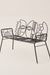 The Dreamer’s Perch - Black / Metal / 140L X 38W X 91H In Cms - Indoor Furniture