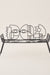 The Dreamer’s Perch - Black / Metal / 140L X 38W X 91H In Cms - Indoor Furniture