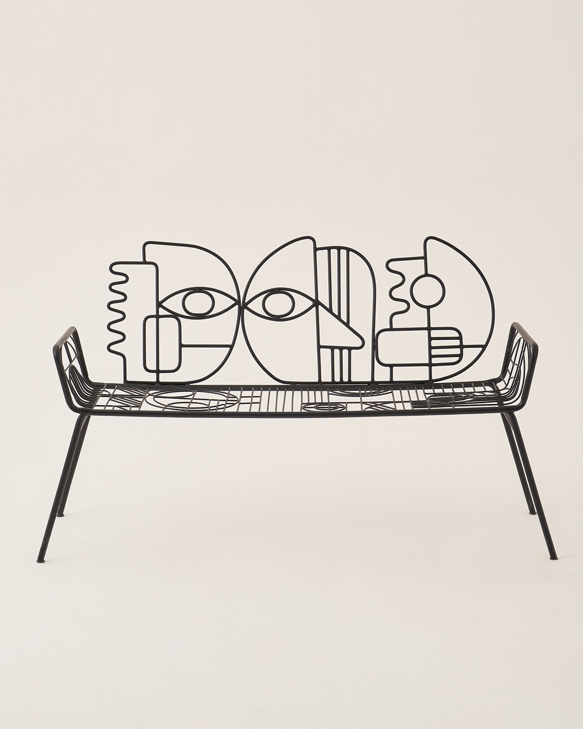 The Dreamer’s Perch - Black / Metal / 140L X 38W X 91H In Cms - Indoor Furniture