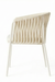 The Finn White Chair Set Of 2 - White / 56 x 49 x 75 In cms / Mild Steel and Weaving - Furniture