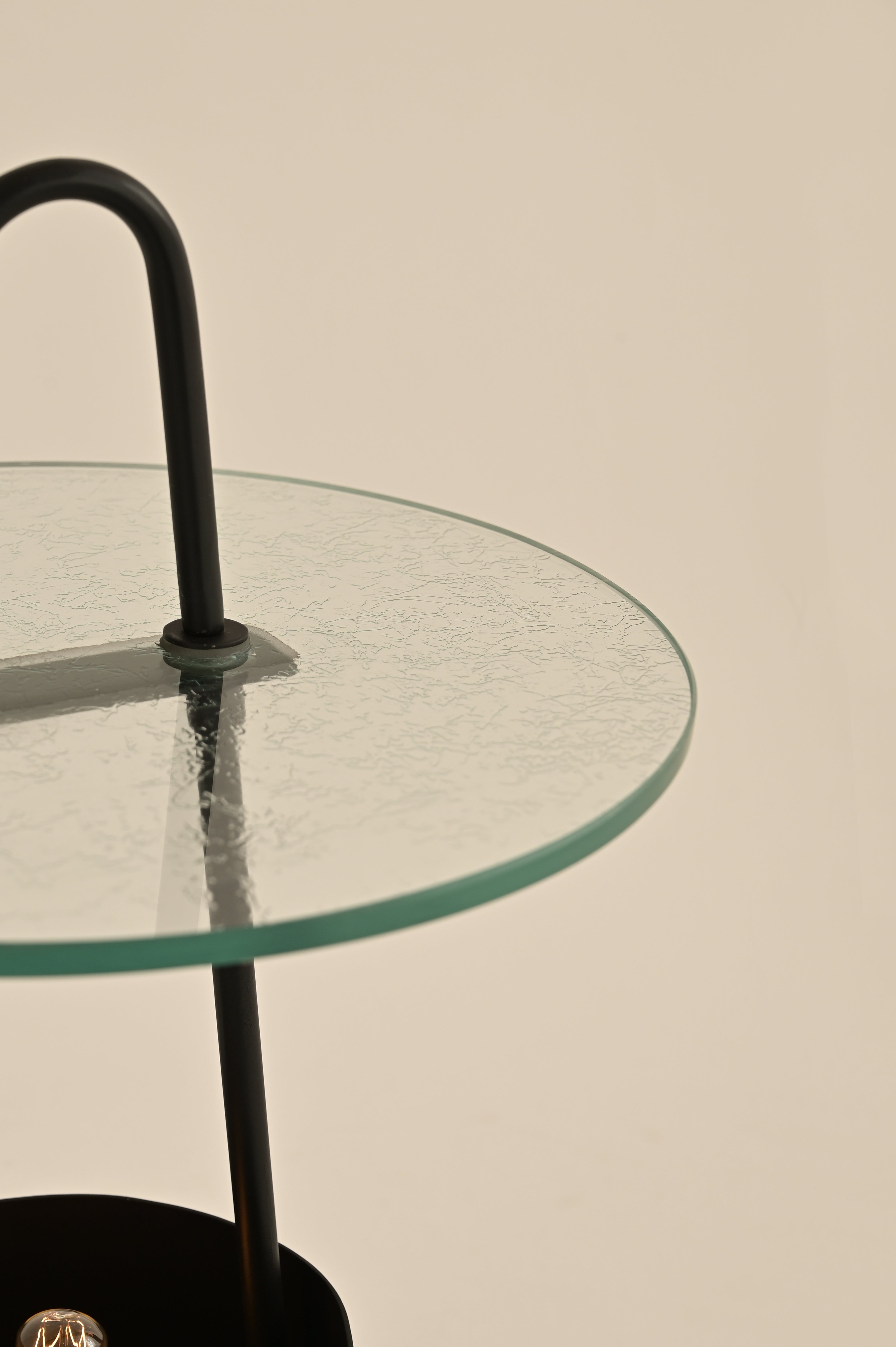 The Halo Lamp - Black / Metal / 28L X 28W X 40H In Cms - lighting