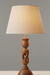 The Hearth Wood Lamp - Wood, Beige, Black (+30 options) / Height - 14’’ / Fabric, Wood - Lighting