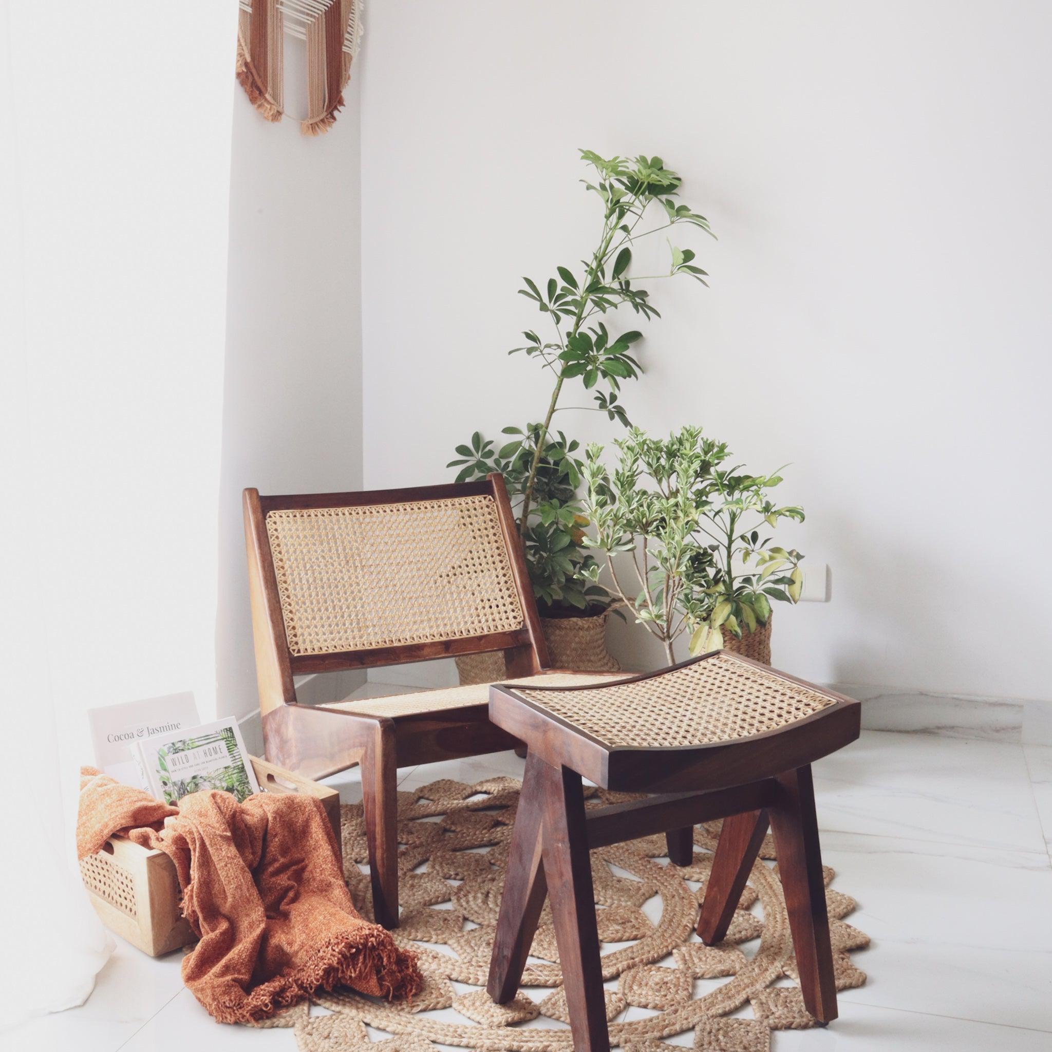The Kangaroo Chair And Footstool