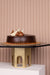 The Pavilion - Gold & Black / Brushed Brass Base, Toughened Glass Top / 14in X 5in - Decor
