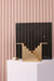 The Riser - Gold & Black / Brushed Brass Base, Toughened Glass Top / 8in X 8in X 4in - Decor