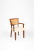 The Sierra Dining Chair With Arms No. 9 Set Of 2 - W: 20.5’’ D: 19.5’’ H: 34’’ SH: 19“ Armrest height: 26” overall