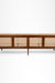 The Sierra Sofa - W: 72 ’ D: 34’’ H: 33’’ SH: 17’’ / Brown Frame/Beige Fabric / Acacia Wood, Cane Weaving