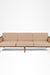 The Sierra Sofa - W: 72 ’ D: 34’’ H: 33’’ SH: 17’’ / Brown Frame/Beige Fabric / Acacia Wood, Cane Weaving