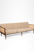 The Sierra Sofa - W: 72 ’ D: 34’’ H: 33’’ SH: 17’’ / Brown Frame/Beige Fabric / Acacia Wood, Cane Weaving
