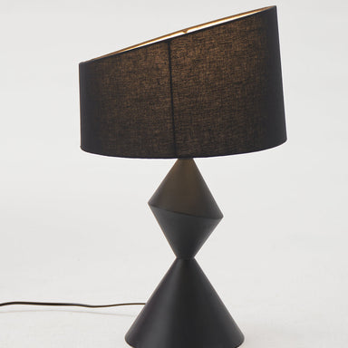 The Tilt Lamp - Black / Metal / 29L X 29W X 32H In Cms - lighting
