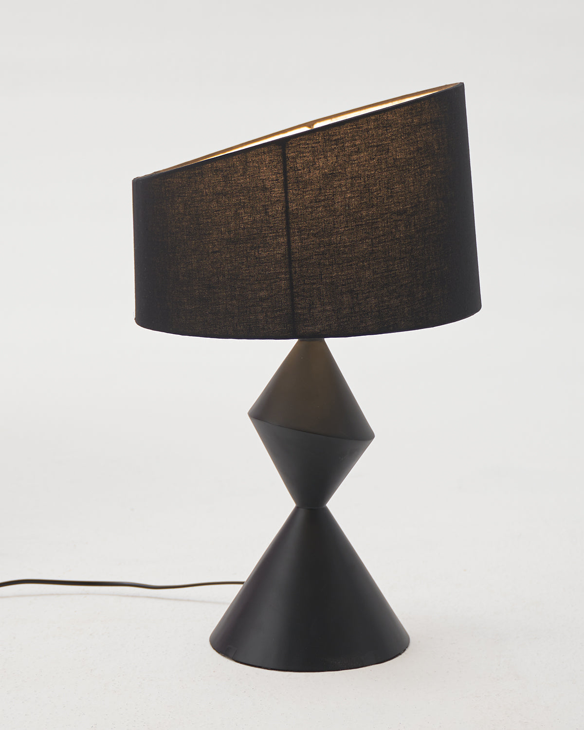 The Tilt Lamp - Black / Metal / 29L X 29W X 32H In Cms - lighting