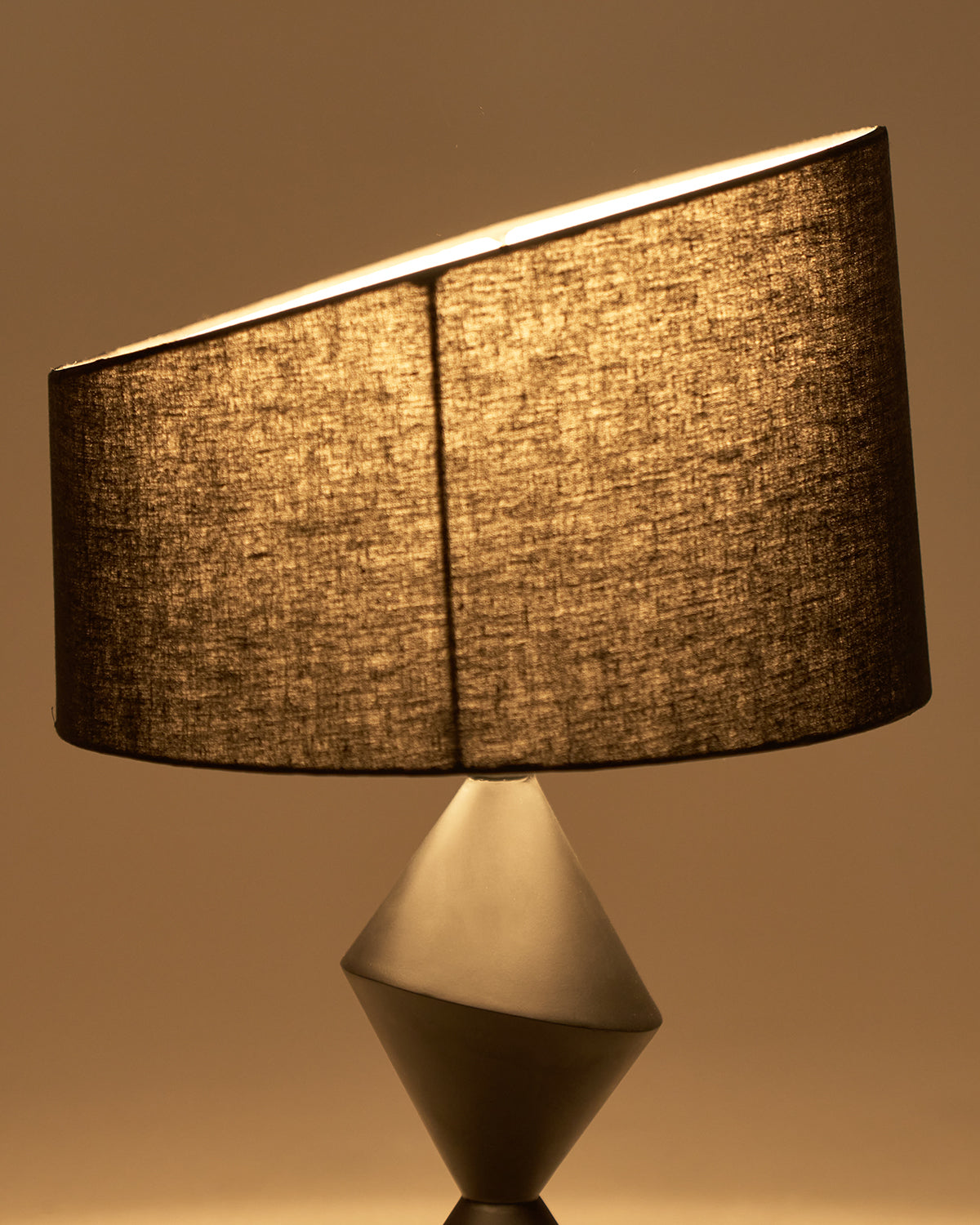 The Tilt Lamp - Black / Metal / 29L X 29W X 32H In Cms - lighting