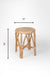 Thonet No. 18 Cane Chair And Side Table Set