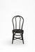 Thonet No. 18 Cane Chair - W: 16’’ D: 16’’ H: 38’’ / Black / Cane Frame and Cane Weaving - Outdoor Furniture