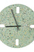 Tic Toc Clock - Terrazzo Marble Chips on Jade Green / L: 31.0cm x B: 5.0cm x H: 32.5cm / Terrazzo - Stone chips
