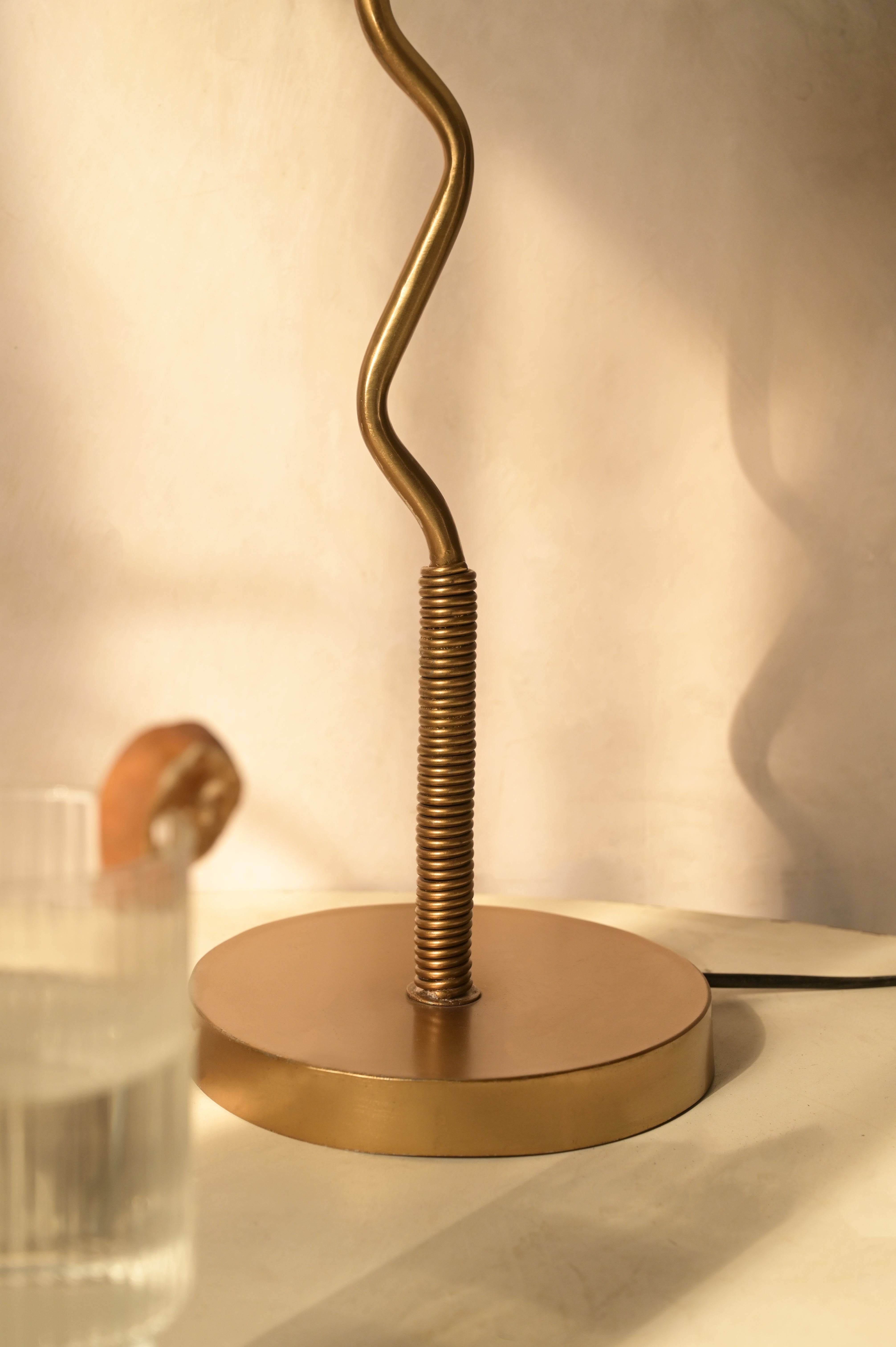 Tinge Table Lamp - L:9 x W:7 x H:20 In inches / Metal - Lighting