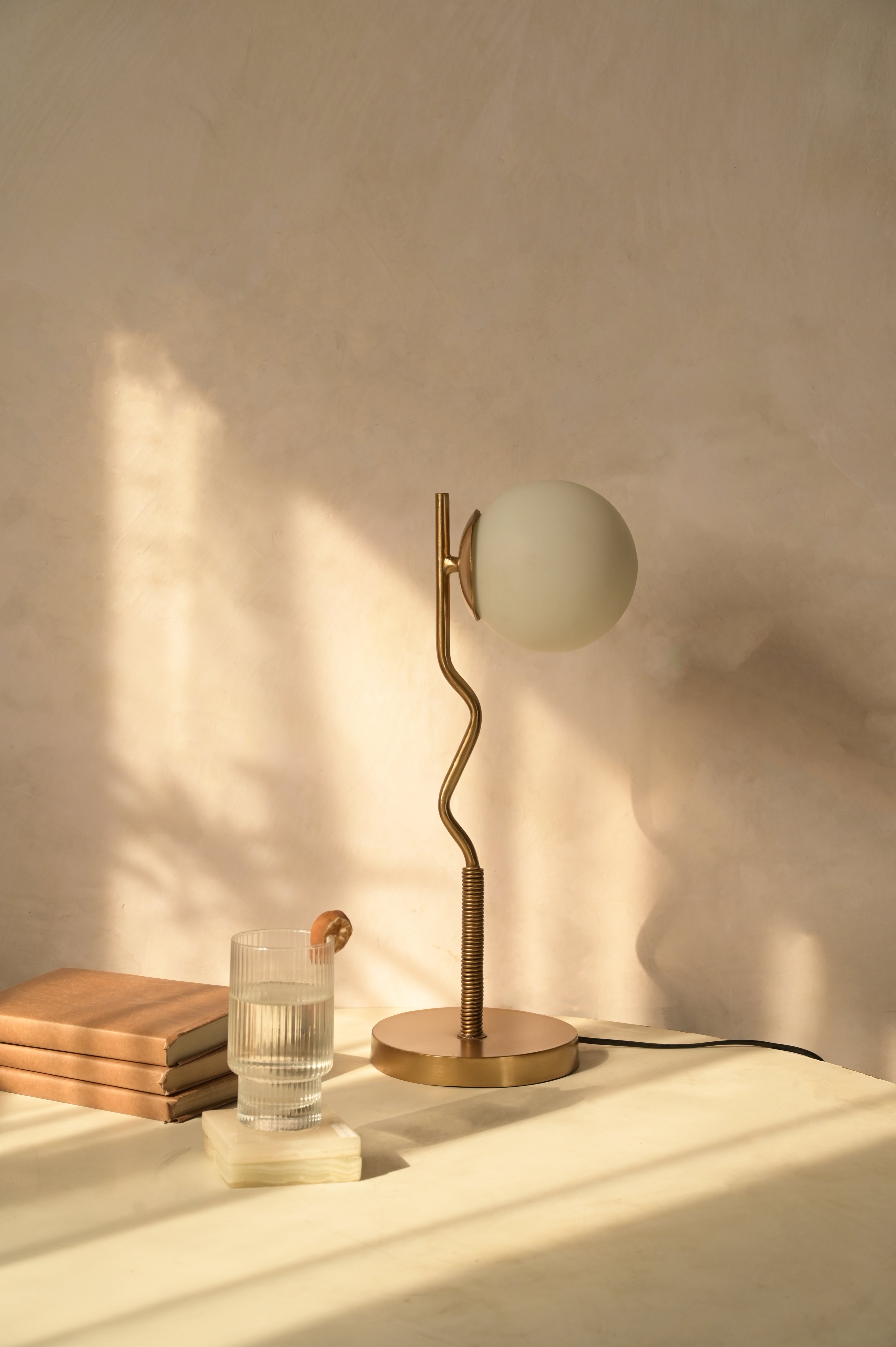 Tinge Table Lamp - L:9 x W:7 x H:20 In inches / Metal - Lighting