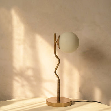 Tinge Table Lamp - L:9 x W:7 x H:20 In inches / Metal - Lighting