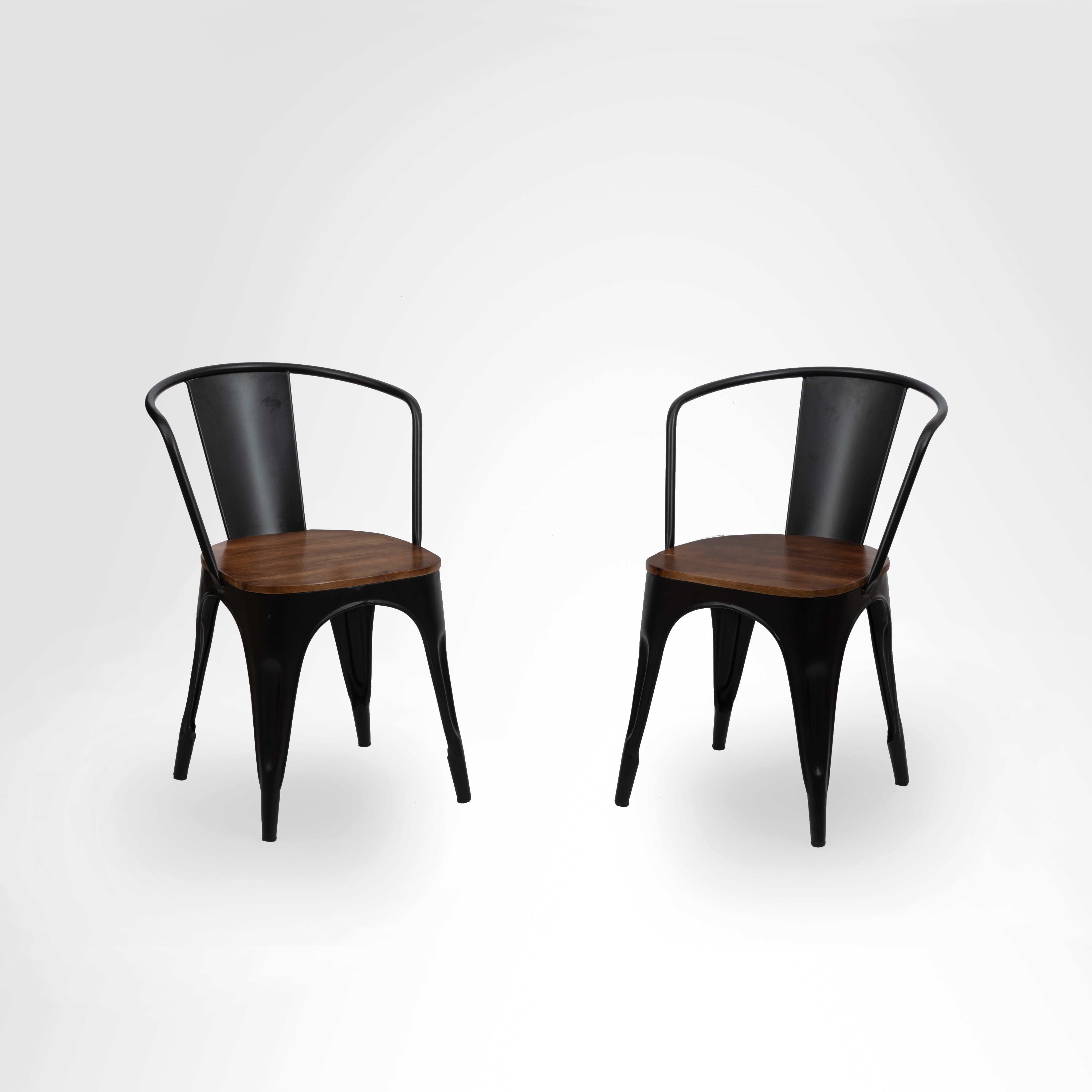 Tolix Chair With Armrest Set Of 2