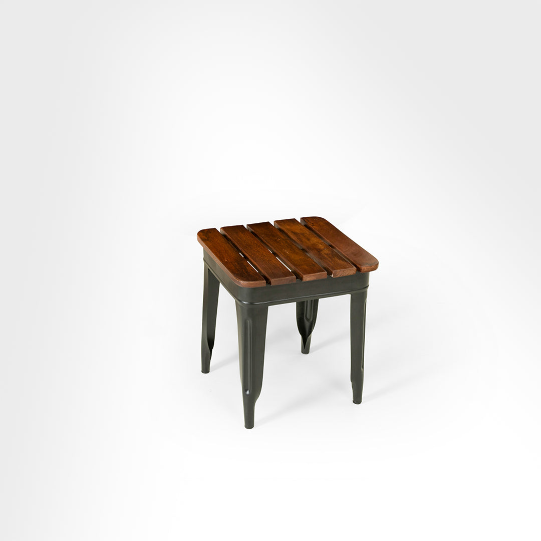 Tolix Chairs And Side Table Set