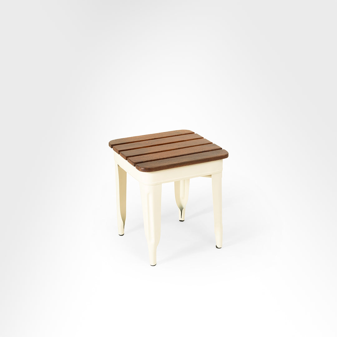 Tolix Chairs And Side Table Set