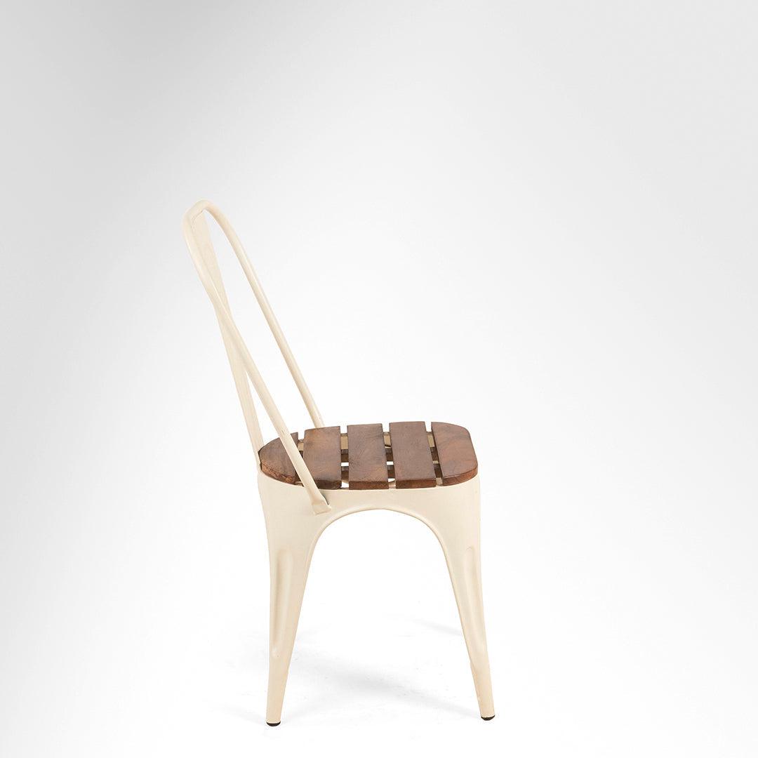 Tolix Chairs And Side Table Set