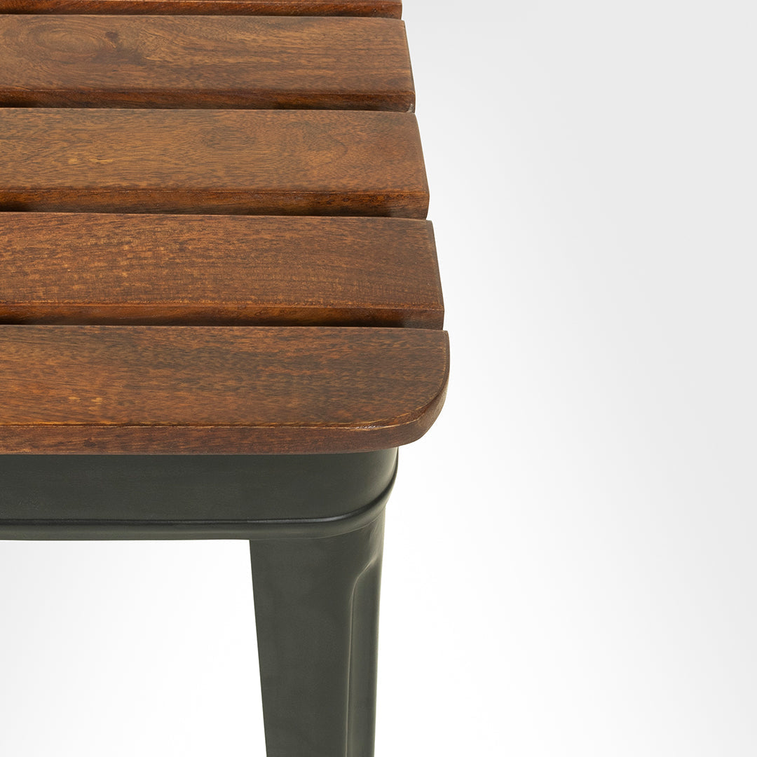 Tolix Chairs And Side Table Set