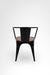Tolix Chairs With Armrest And Side Table Set