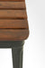 Tolix Chairs With Armrest And Side Table Set