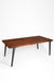 Tolix Dining Table - L: 81’’ B: 38’’ H: 30’’ / Walnut / Acacia Wood & Mild Steel - Furniture