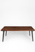 Tolix Dining Table - L: 81’’ B: 38’’ H: 30’’ / Walnut / Acacia Wood & Mild Steel - Furniture