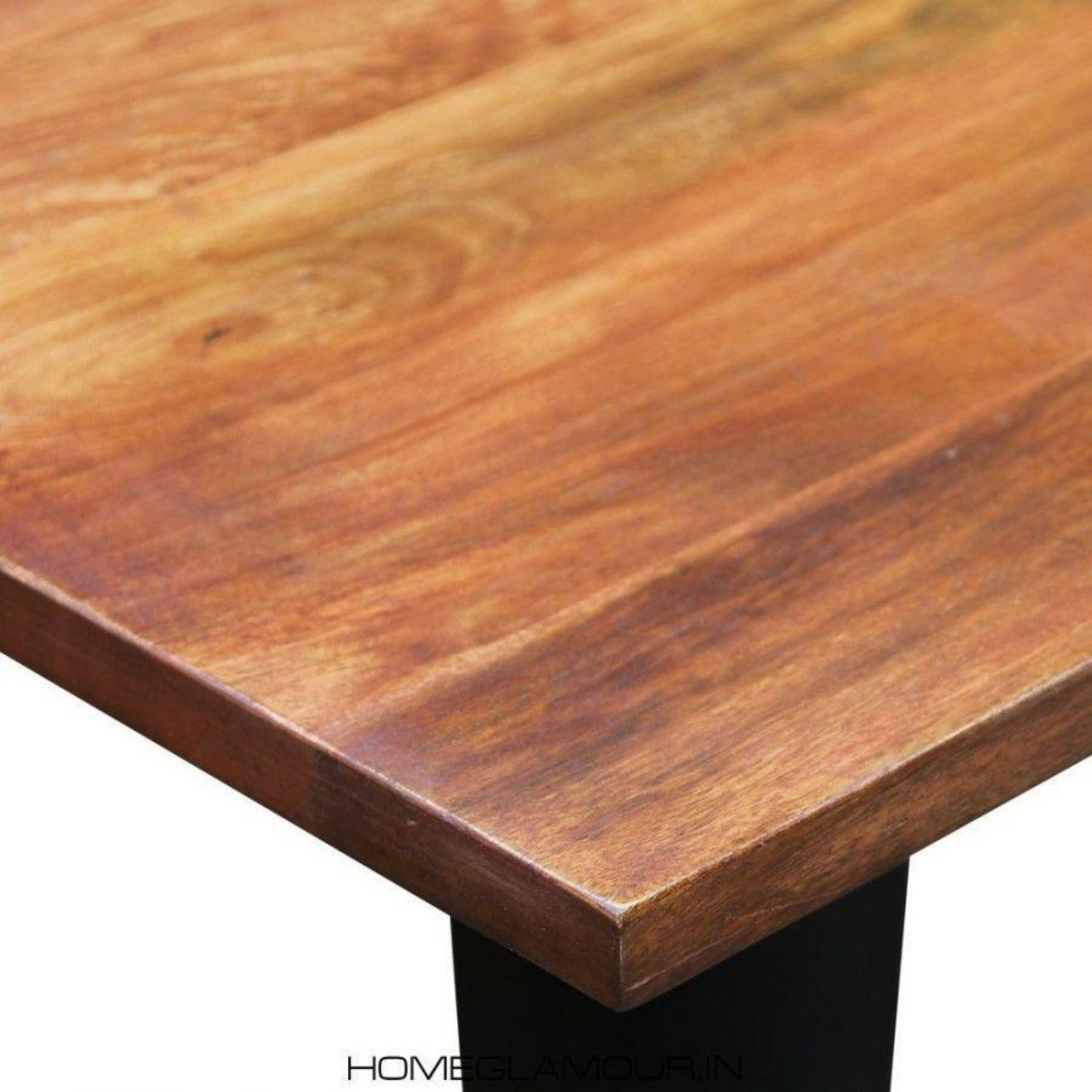 Tolix Dining Table Large - Natural / Mango Wood and MS / L:160 x D:80 x H:76 in cm - Indoor Furniture