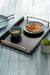 Tread Tray - Large - Brown / Stainless steel and wood - Decor