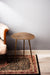 Tripod Antique Finish Table - L18.6 x B18.6 x H22.2 (In Inches) / Golden / Cast Alumunium - Indoor Furniture