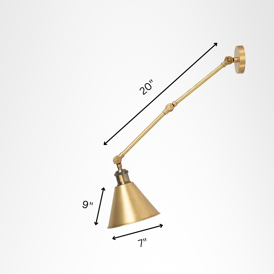 Trumpet Wall Lamp - Brass / Brass - Lamps