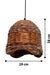 Tukani Medium Hanging Lamp by homeblitz.in