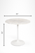 Tulip Cast Iron And Marble Table