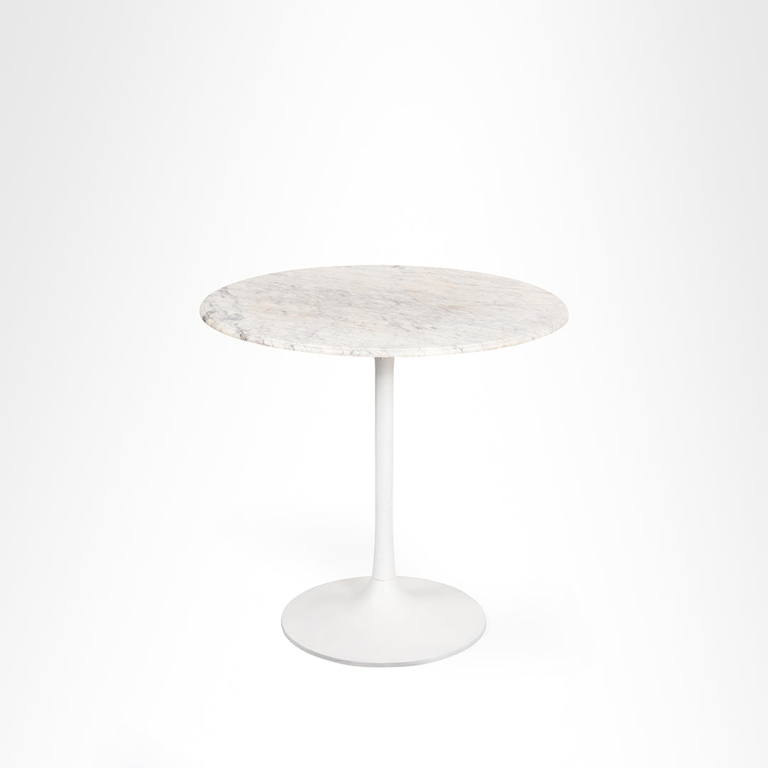 Tulip Cast Iron And Marble Table