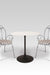 Tulip Cast Iron Table With Faro Chairs