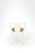 Tulip Metal Table with Tolix Chairs with Arms - Outdoor Furniture