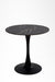 Tulip Metal Table with Tolix Chairs with Arms - Outdoor Furniture