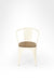 Tulip Metal Table with Tolix Chairs with Arms - Outdoor Furniture