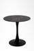 Tulip Metal Table with Tolix Chairs with Arms - Outdoor Furniture