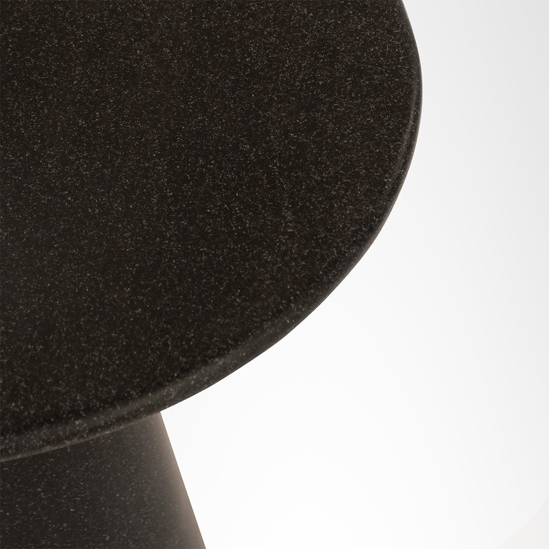 Tulip Table - Black / FRP / D: 18’’ H: 24’’