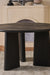 Tundra Dining Table - 132 x 132 x 76 In cm / Mango Wood / Black - Indoor Furniture