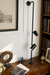 Twin Focus Study Light - Black / 6 inches, Width - 15 inches, Height: 55 inches / MS - Lighting