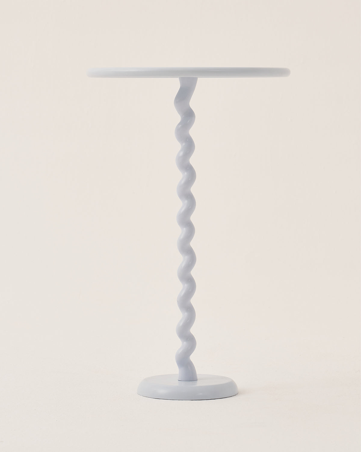 Twirl - Ice Blue / Cast Aluminium / 41L X 41W X 64H In Cms - Indoor Furniture